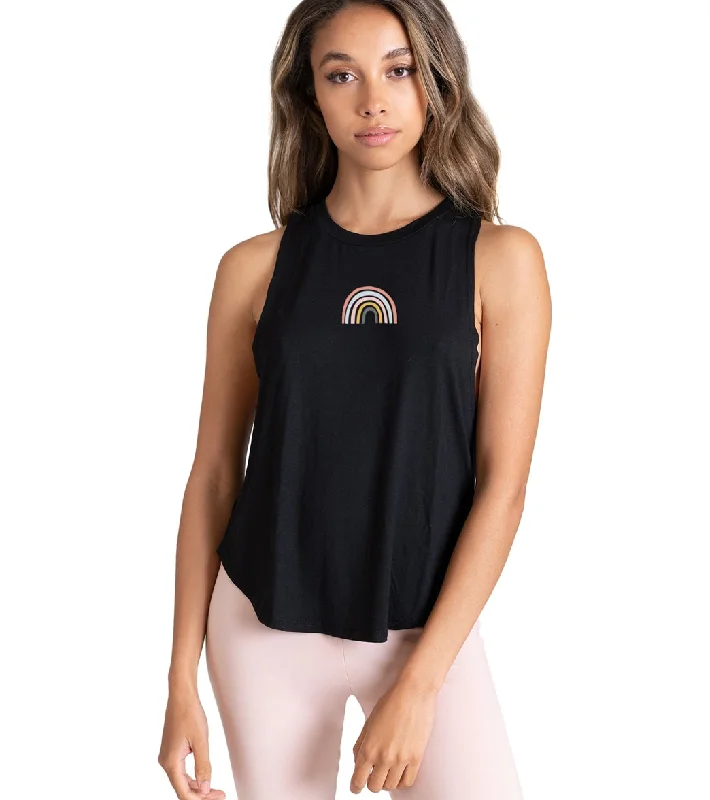 Jala Muscle Tank Black Rainbow Modern Glamour