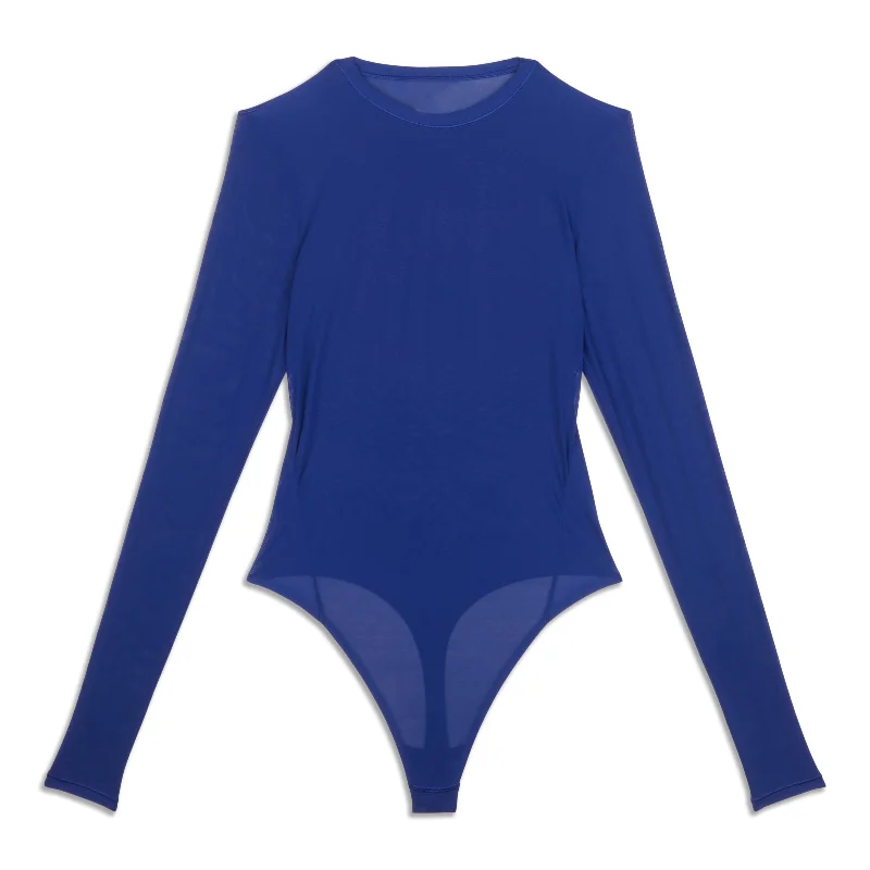 Long-Sleeve Crewneck Bodysuit Sale Trend Leading Collection