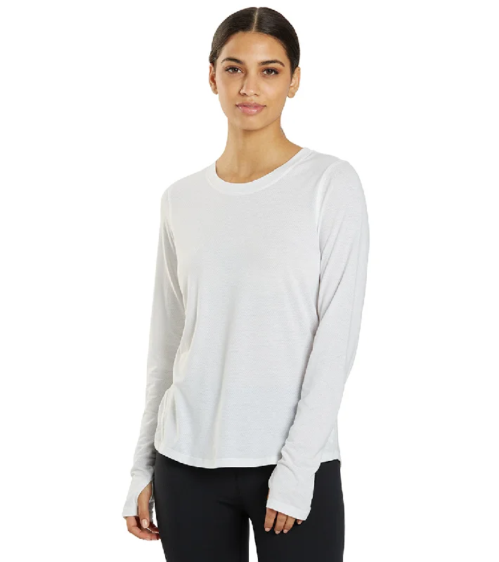 Marika Shayley Long Sleeve Top White Holiday Attire Sale