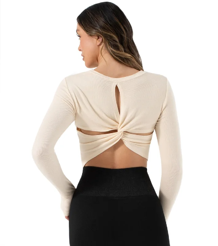 NUX Acacia Twist Back Long Sleeve Designer Wear On Sale