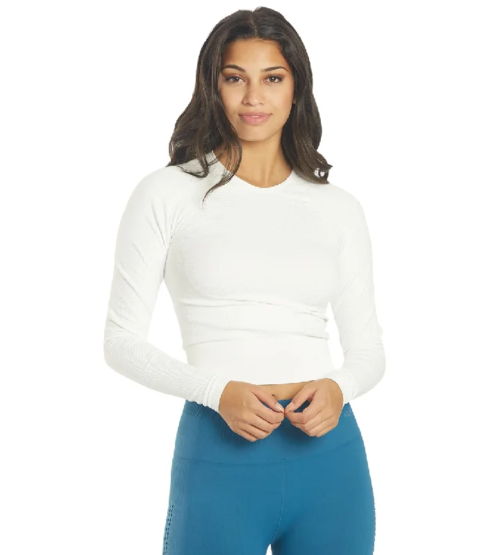 NUX One By One Long Sleeve White Lightweight Fabric