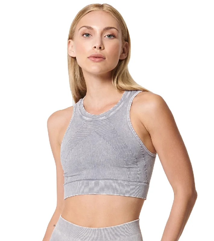 NUX One By One Mineral Wash Crop Top Stone Wash Comfort Meets Fashion