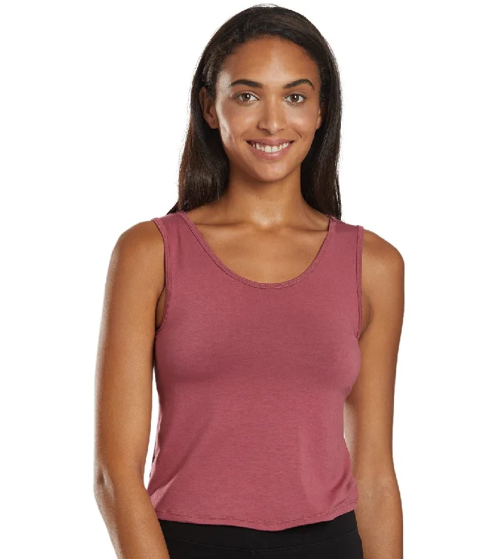 Onzie Knot Yoga Crop Top Mauve Latest Trends