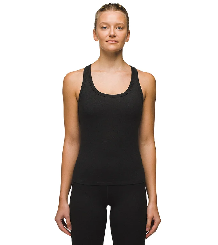 prAna Heavana Racerback Tank Black Heather Catch Every Fashion Trend