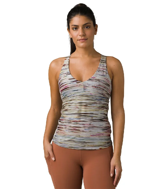 prAna Layna Bra Tank Multi Striations Innovate Your Wardrobe