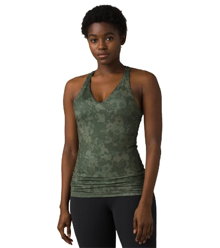 prAna Locano Yoga Bra Tank Kale Wildflower Big Discounts