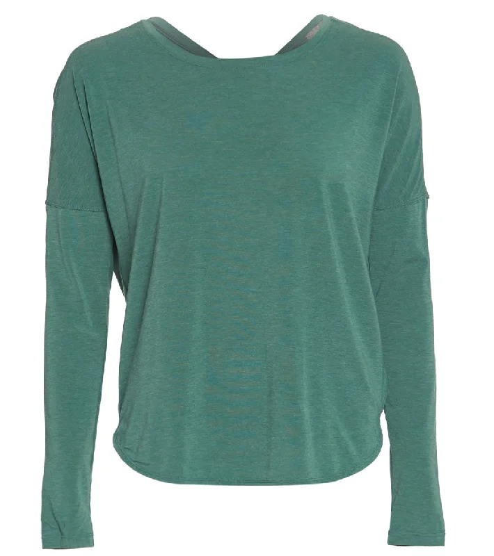 prAna Rogue Long Sleeve Yoga Top Peacock Exclusive Sale