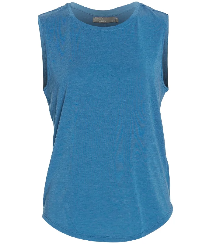 prAna Rogue Sleeveless Yoga Tank Admiral Blue Final Sale