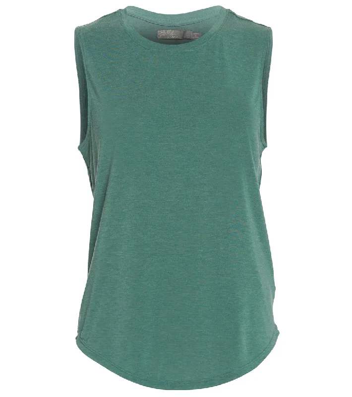 prAna Rogue Sleeveless Yoga Tank Peacock Flash Sales