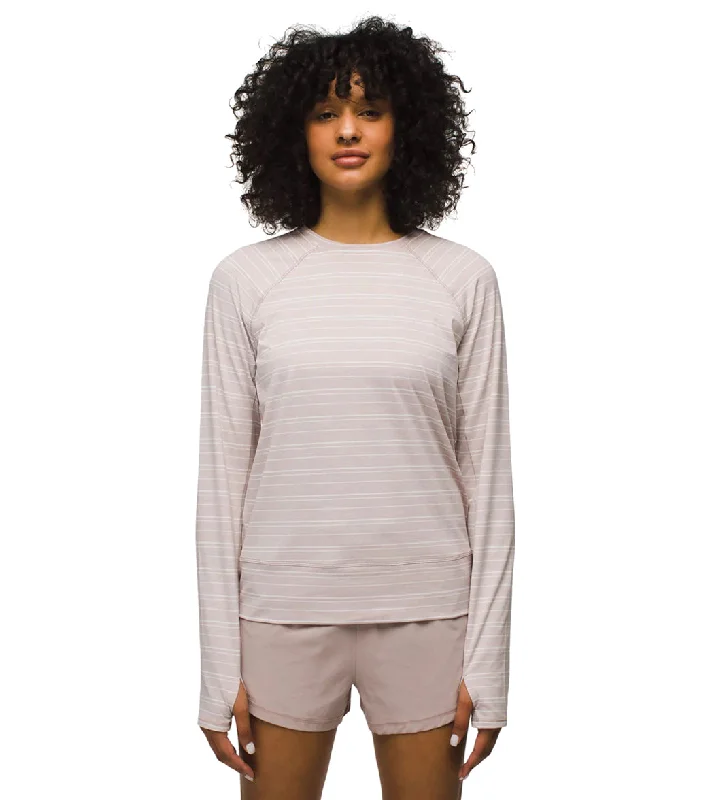 prAna Sol Searcher Long Sleeve Top Willow Stripe Great Deals On Ethnic Cultural Wear