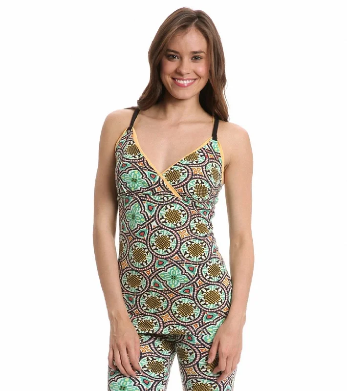 Satva Jana Empire Cami Mosaic Tile Print Season Appropriate Women's Collection