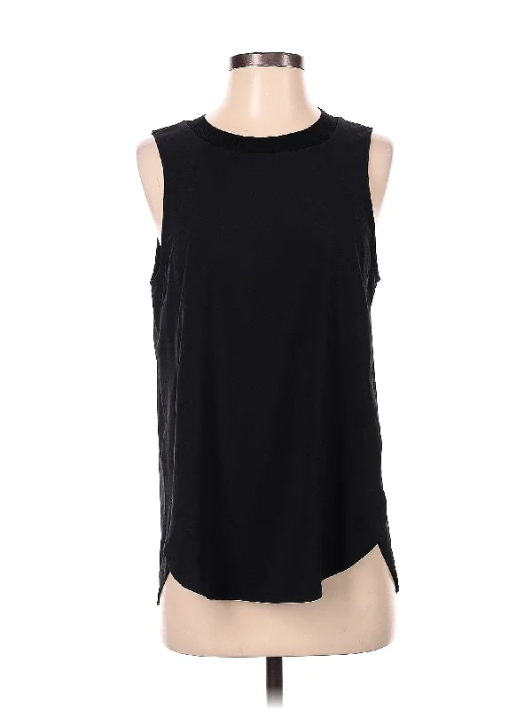 Sleeveless T Shirt Vintage Elegance