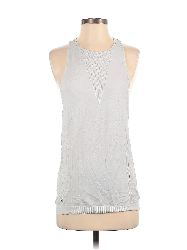 Sleeveless T Shirt Romantic Detailing