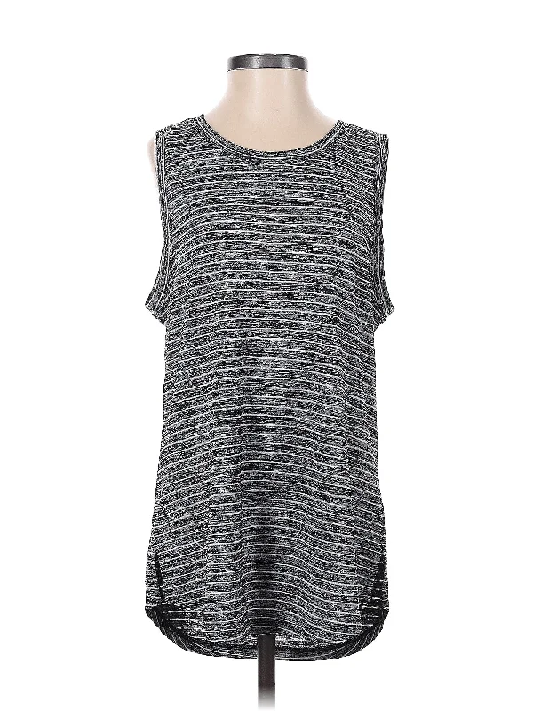 Sleeveless T Shirt Graceful Cut