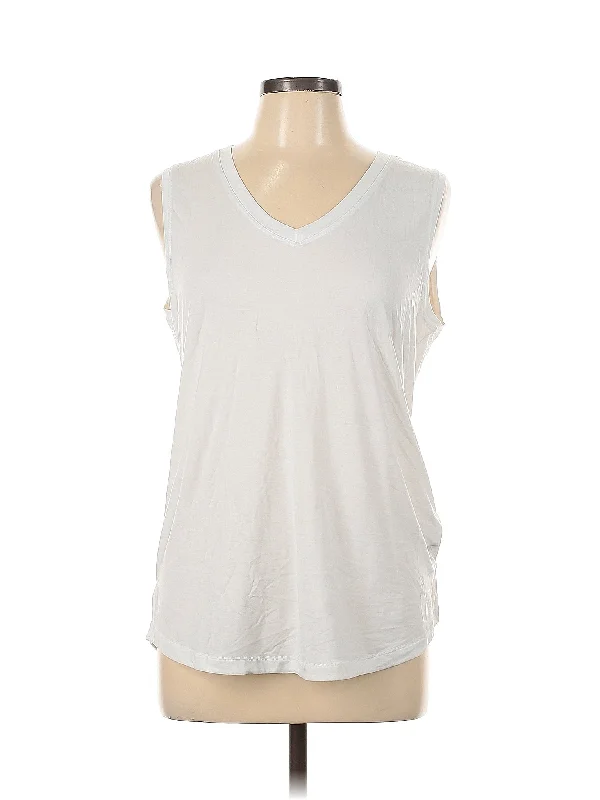 Sleeveless T Shirt Feminine Grace