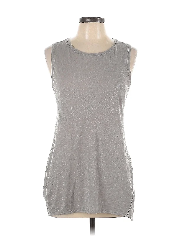 Sleeveless T Shirt Parisian Effortless Chic Style