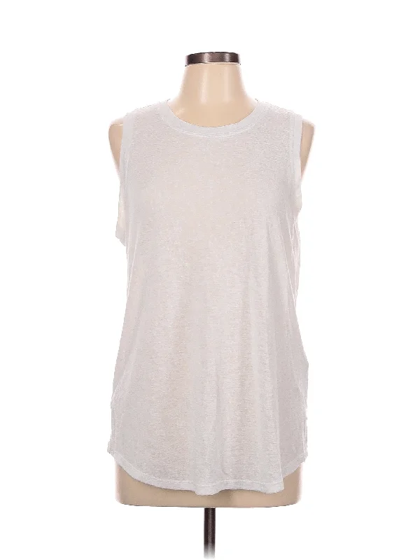 Sleeveless T Shirt Subtle Sophistication