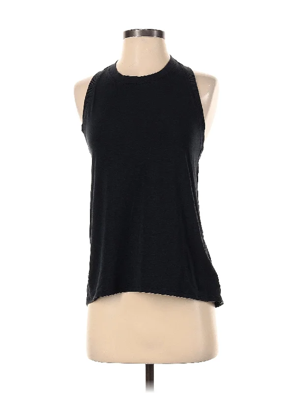 Sleeveless T Shirt Refined Look