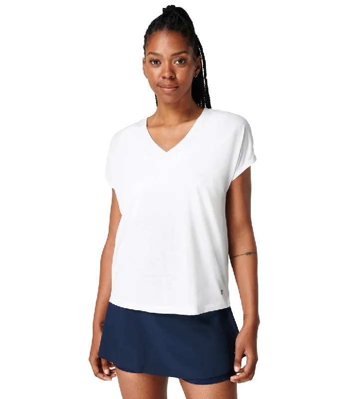 Sweaty Betty Split Back T-Shirt White Style Your Wardrobe