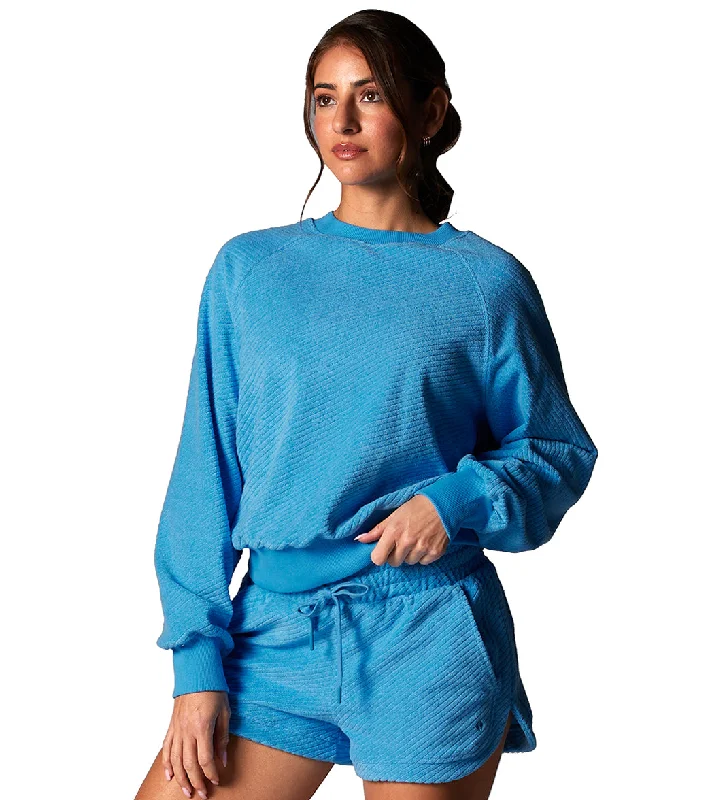 Tavi Ease Crew Terry Sweatshirt Ocean Artful Design