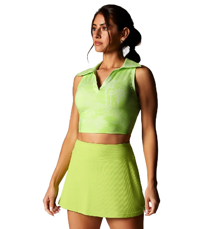 Tavi Polo Tank Lime Tropic Toile From Casual To Classy