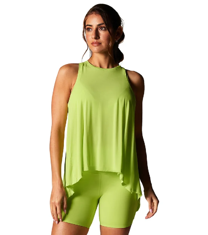 Tavi Tie Back Tank Lime Seasonal Trends