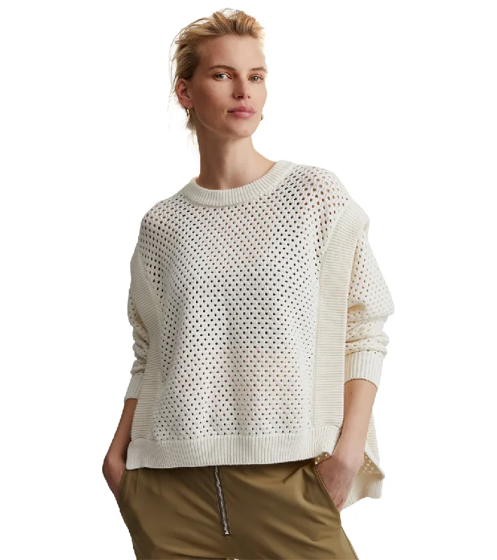 Varley Arabella Knit Whisper White Effortless Everyday Wear