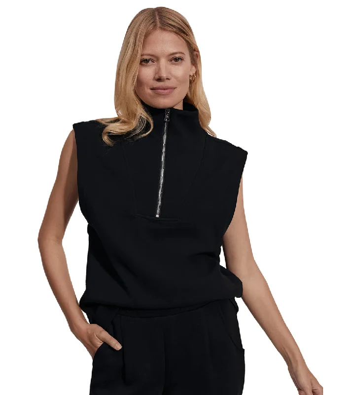 Varley Magnolia Half Zip Tank Black Browse Our Top Products