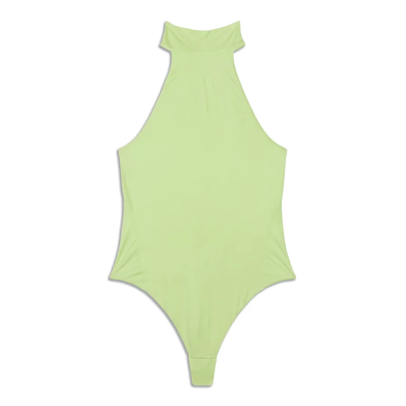 Wundermost Ultra-Soft Mockneck Sleeveless Bodysuit Sale Last Chance Sale