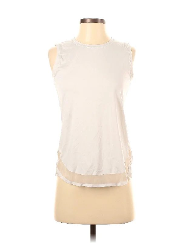 Sleeveless Blouse Graceful Drape