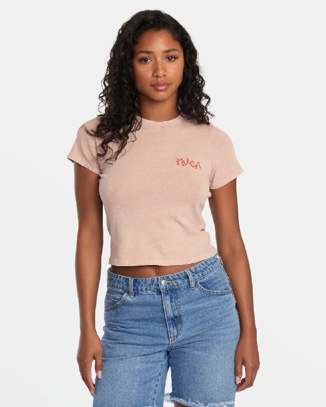 411 Tee - Pale Mauve Last Chance Sale