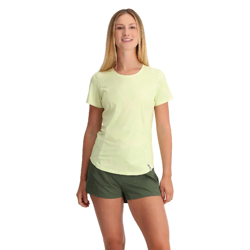 Womens Arc Short Sleeve Tech Tee - Spearmint Comfort Meets Fashion