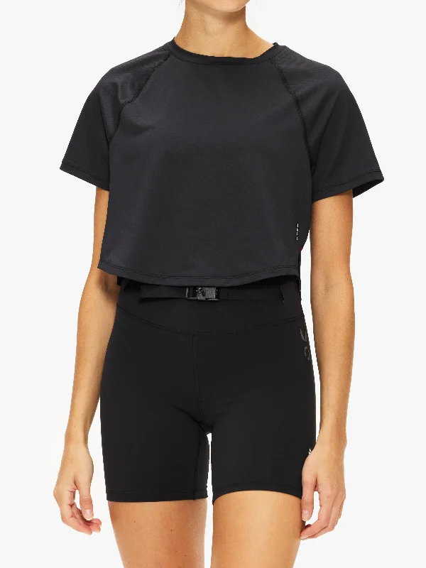 ASRV Cropped Training Tee Minimalist Elegant