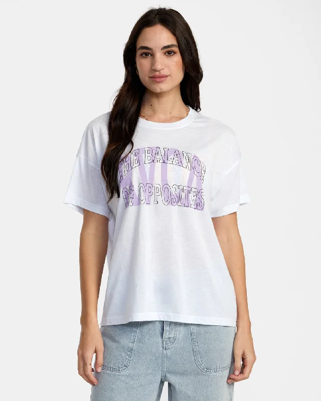 Balance Technical Oversized Tee - White Current Trends