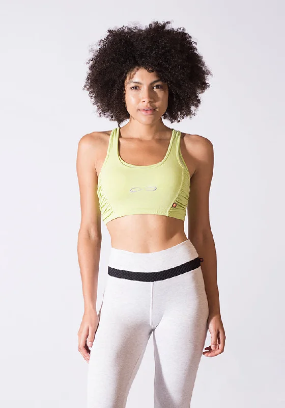 Bamboo Ventilation Hot Yoga Bra Elegant Attire