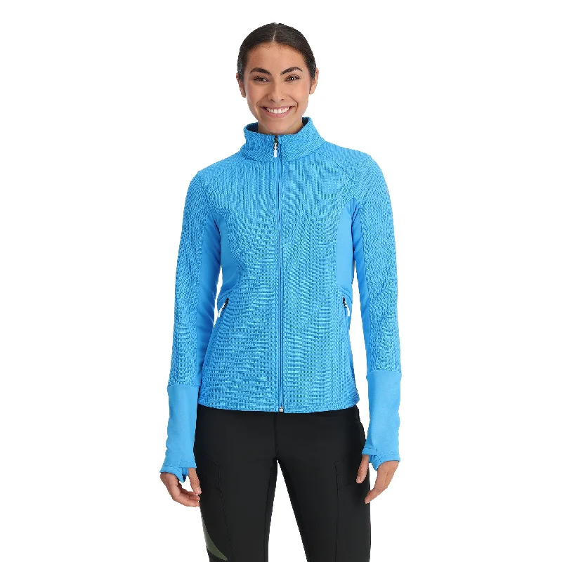 Womens Bandita Full Zip - Aether Blue Hot Brand Discounts