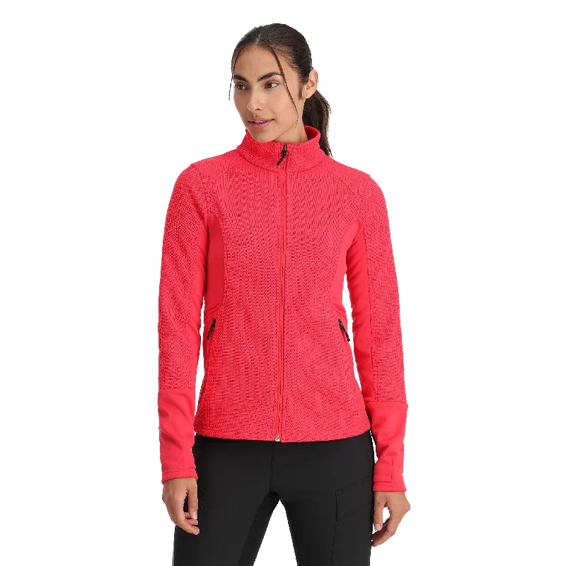 Womens Bandita Full Zip - Prism Pink Step Ahead, Lead The Trend