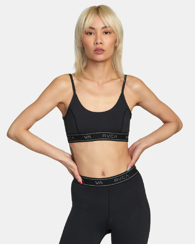 Base Sports Bra - Black Feminine Allure