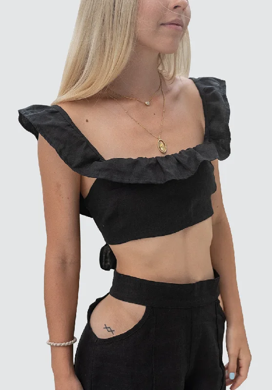 Bayu Crop Top | Black Fashion Forward