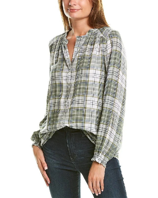 BEACHLUNCHLOUNGE ELLY PLAID SHIRT Browse Our Top Products