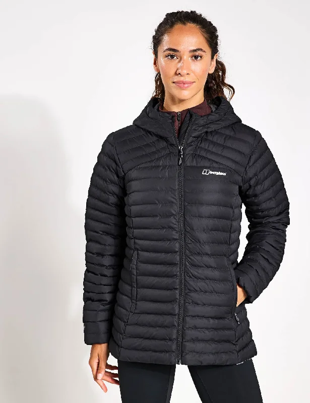 Nula Micro Jacket - Jet Black Relaxed Style