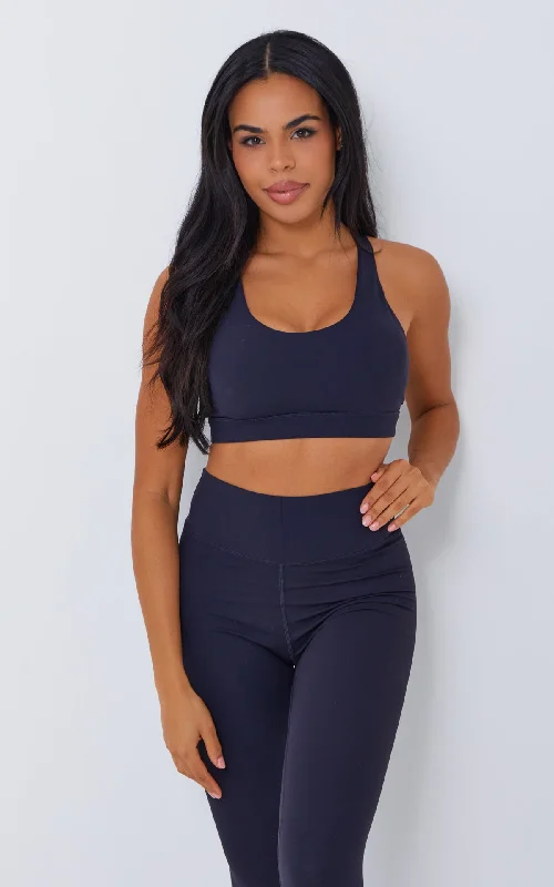 Beyond V2 Sports Bra in Black Clearance Event