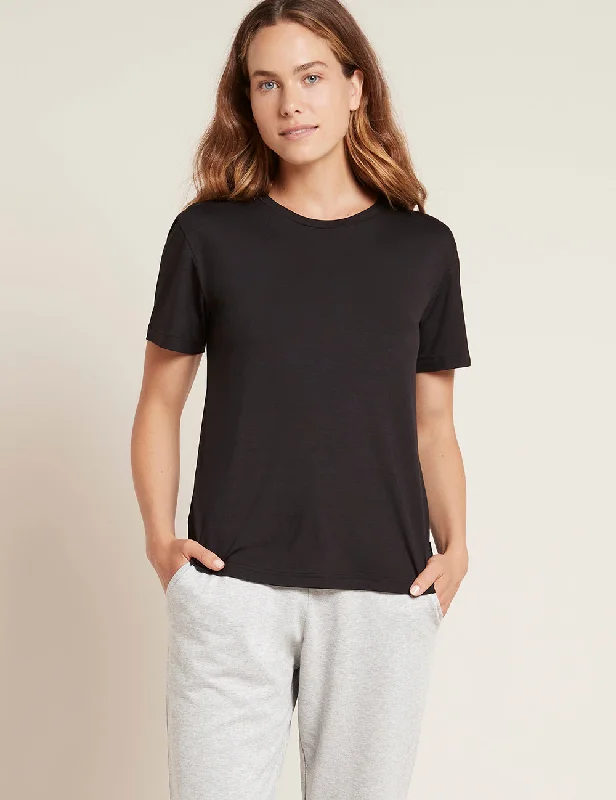 Boyfriend T-Shirt - Black Trend Forward Threads