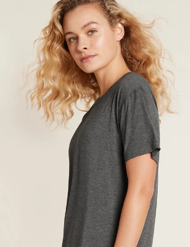 Boyfriend T-Shirt - Dark Marl Designer Wear On Sale