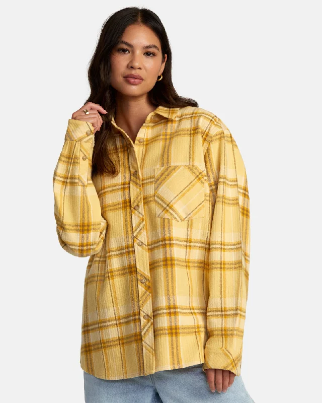 Breeze Flannel Long Sleeve Shirt - Multi Limited Time Offers