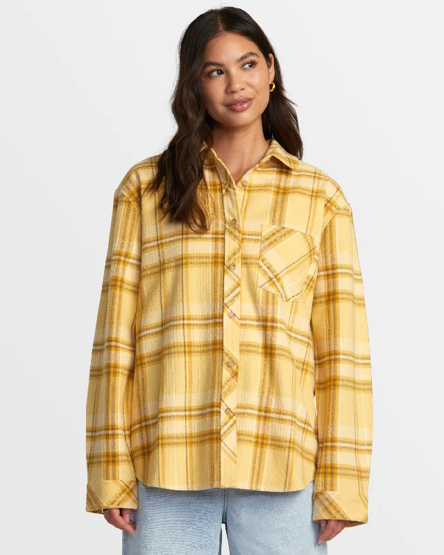 Breeze Flannel Long Sleeve Shirt - Sahara Sun Buy More, Save More