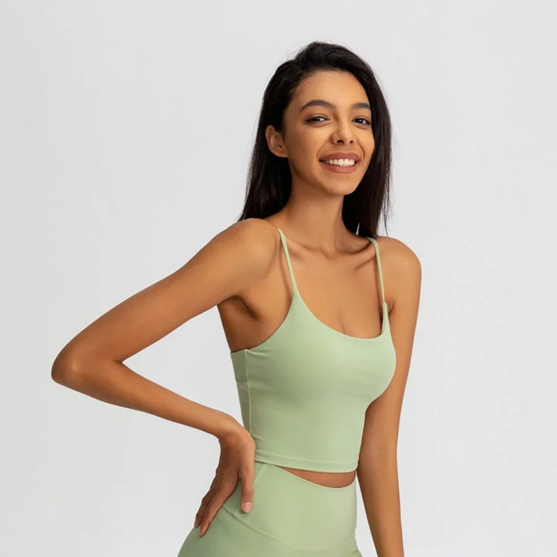 Buttery Soft Yoga Bra Athletic Tank Tops Disco - Inspired Retro Dance Look