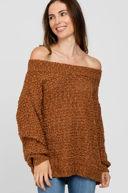 Camel Chunky Knit Sweater Style Upgrade