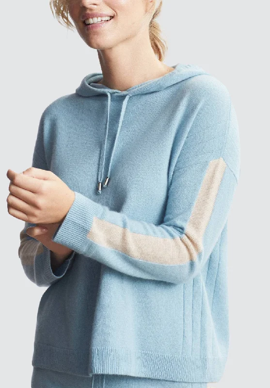 Cashmere Hoody | Glacier/Birch Casual Chic