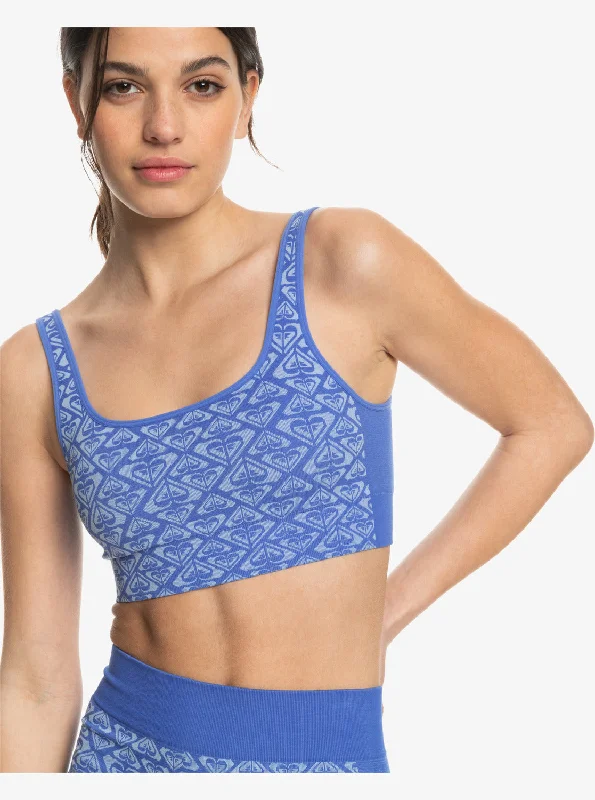 Chill Out Seamless Heart Bra - Ultra Marine Huge Discounts This Week